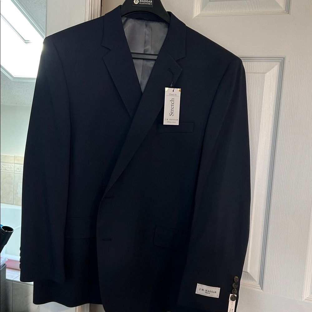 Haggar Classic Navy Blazer